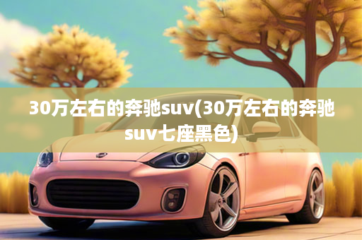 30万左右的奔驰suv(30万左右的奔驰suv七座黑色)